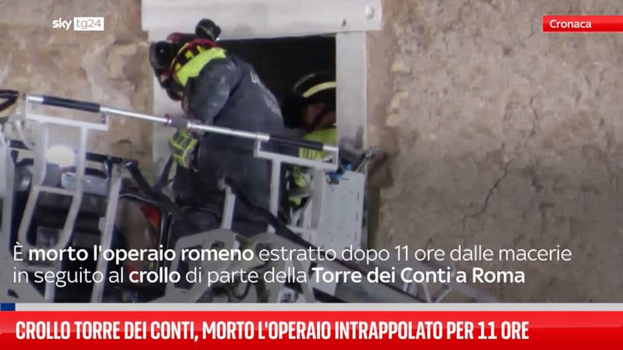 Torre dei Conti, morto l