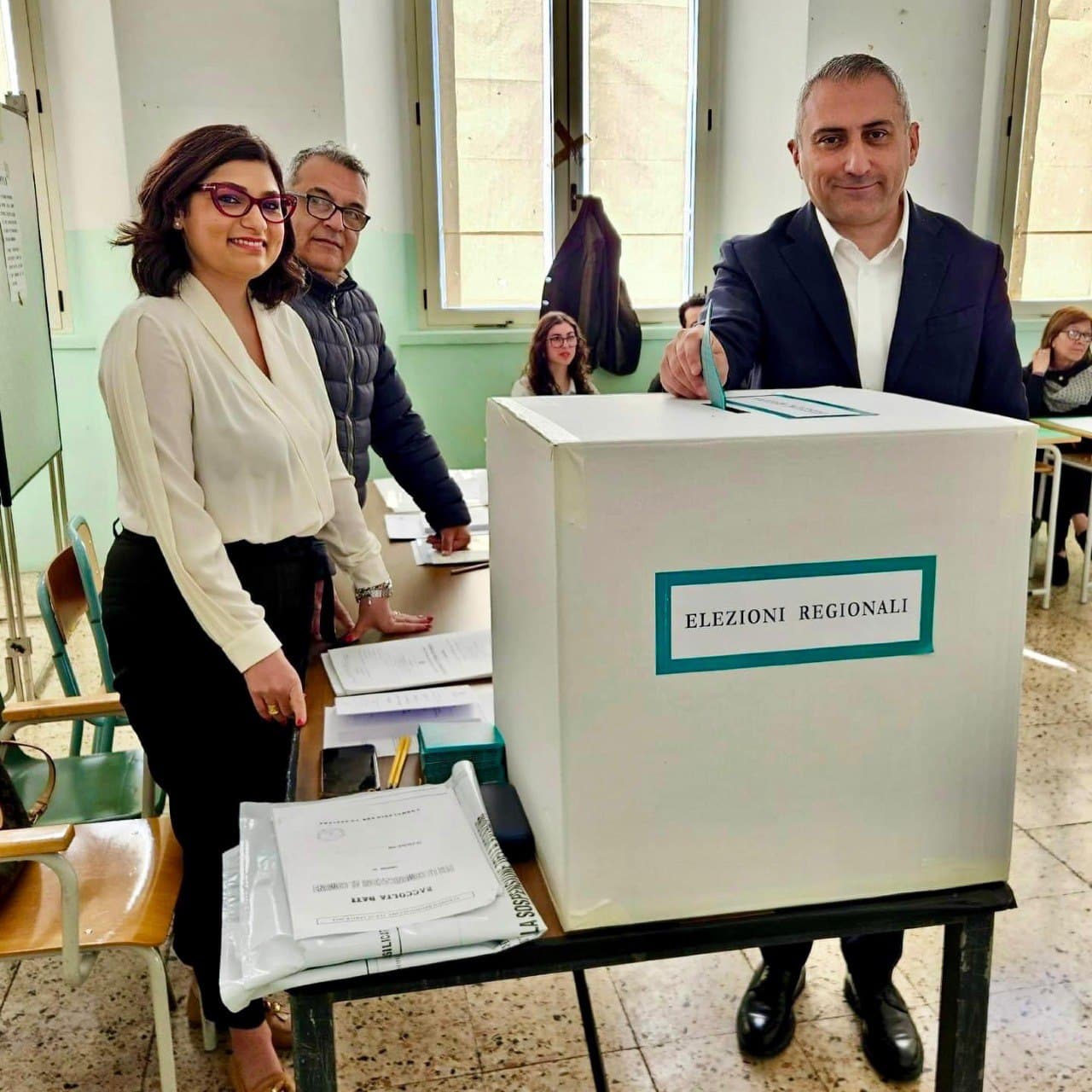 Piero Marrese ha votato a Montalbano Jonico