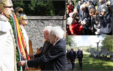 Mattarella e Steinmeier a Marzabotto