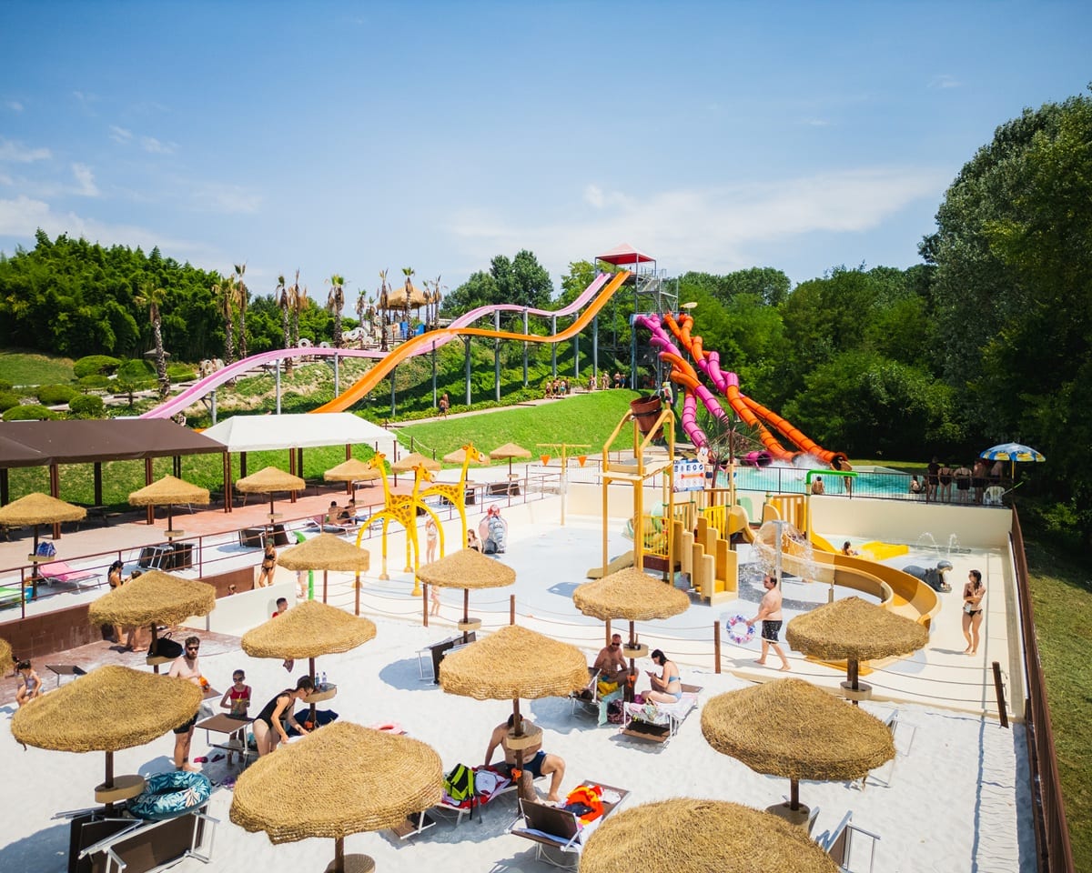 Un'immagine dall'alto.