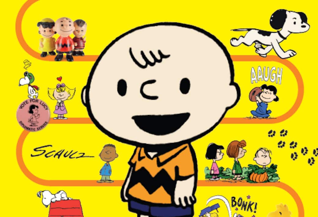 Il Grande Libro dei Peanuts. La storia ufficiale, un dettaglio della copertina