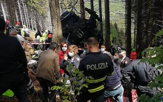I soccorsi sul Mottarone