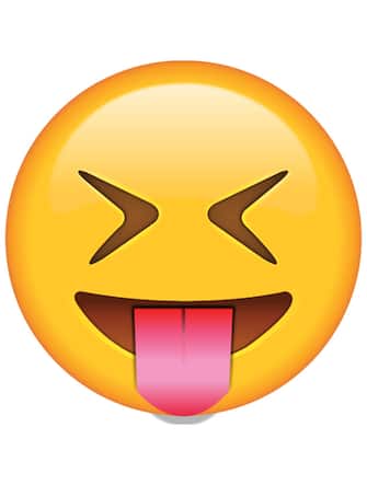 Emoji che fa la linguaccia
