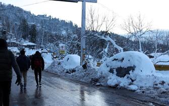 Bufera di neve in Pakistan