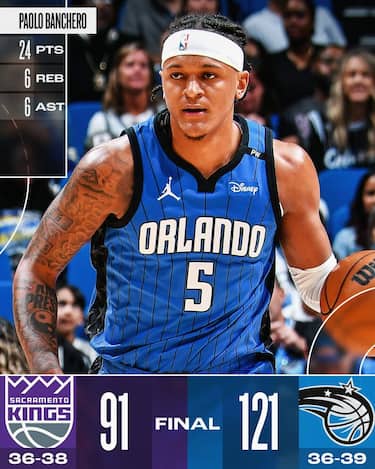 ORLANDO MAGIC-SACRAMENTO KINGS 121-91
