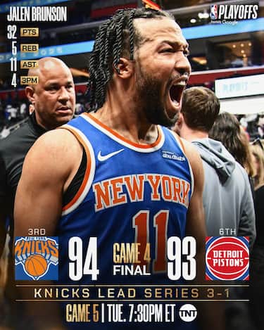 DETROIT PISTONS-NEW YORK KNICKS GARA-4 93-94 (SERIE 1-3)