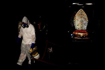 SAN GENNARO, TESORO, NAPOLI, SANIFICAZIONE,MUSEO,CORONAVIRUS,COV