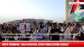 Greta Thunberg: "Gaza affamata, serve mobilitazione globale"