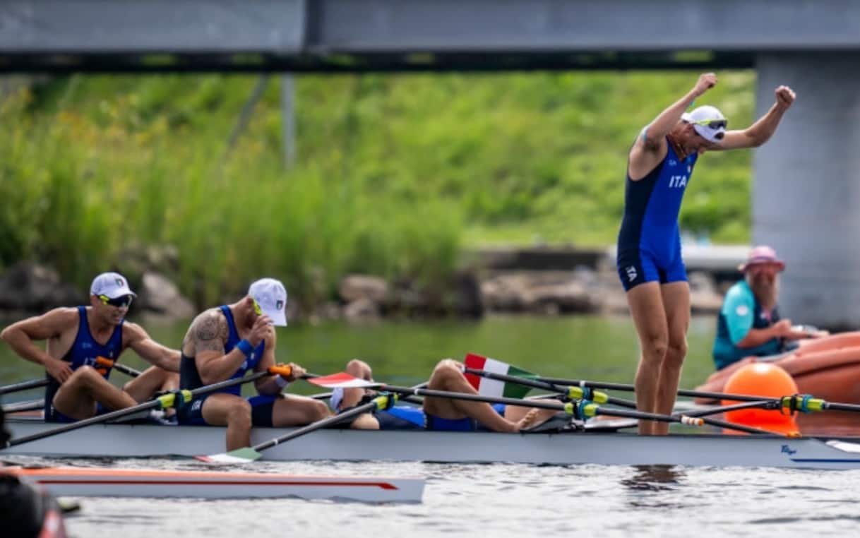 Canottaggio, Italia campione del mondo nel quattro di coppia | Sky Sport