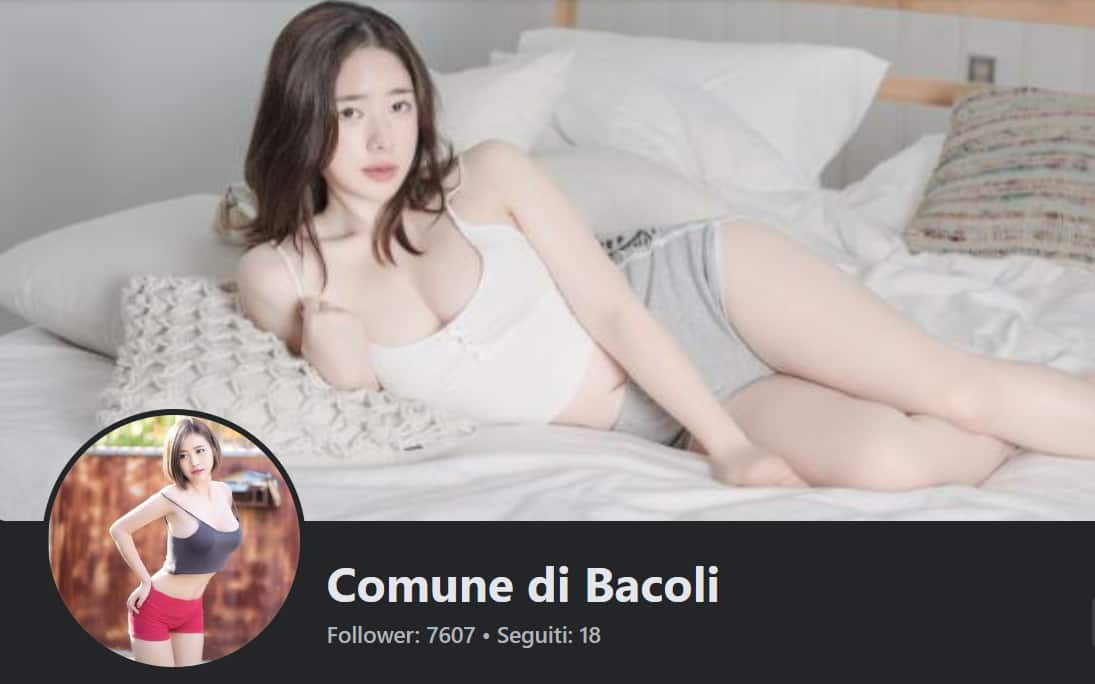 Pagina Fb comune di Bacoli hackerato