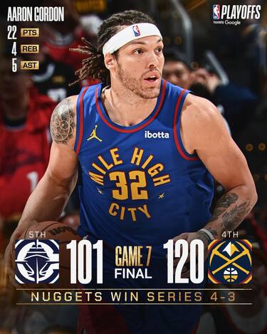 DENVER NUGGETS-L.A. CLIPPERS (GARA-7) 120-101 (SERIE 4-3)