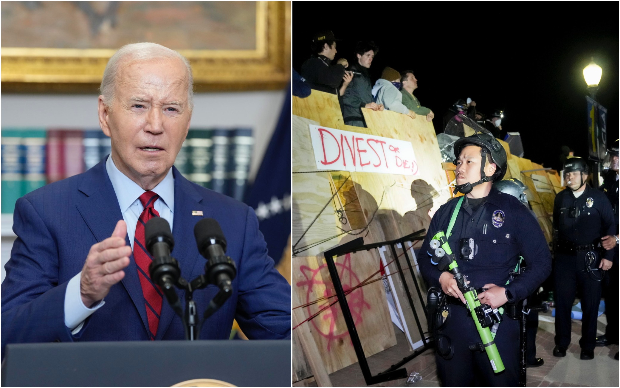 biden_proteste_universita_ansa