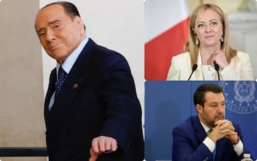 Berlusconi Meloni Salvini 