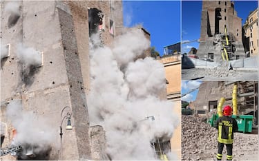 Crollo Torre dei Conti