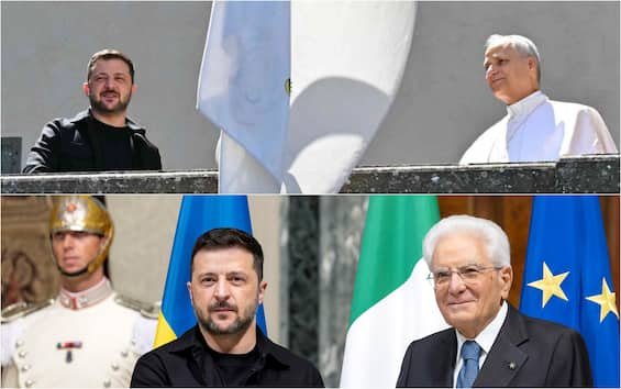 Papa a Zelensky: pronti a negoziati. Mattarella: pieno appoggio a Kiev