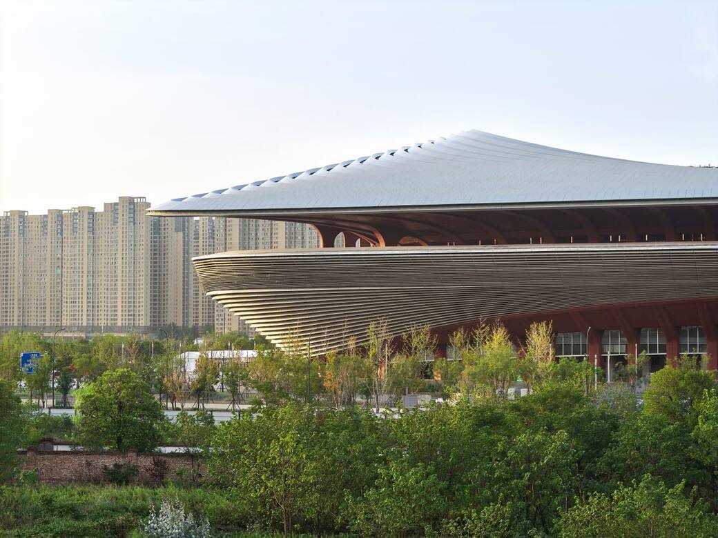  Xi'an International Football Centre © Hufton + Crow