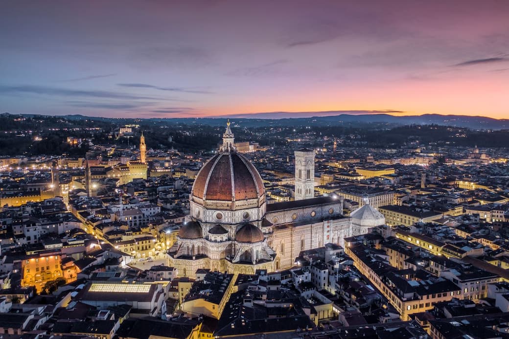 Complesso monumentale del Duomo di Firenze con la Cupola del Brunelleschi: courtesy © Opera di Santa Maria del Fiore, foto di Fabio Muzzi