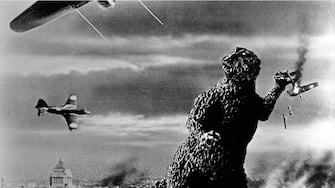 Kino. Gojira, aka: Godzilla, Japan, 1954, Regie: Ishiro Honda, Szenenfoto. (Photo by FilmPublicityArchive/United Archives via Getty Images)