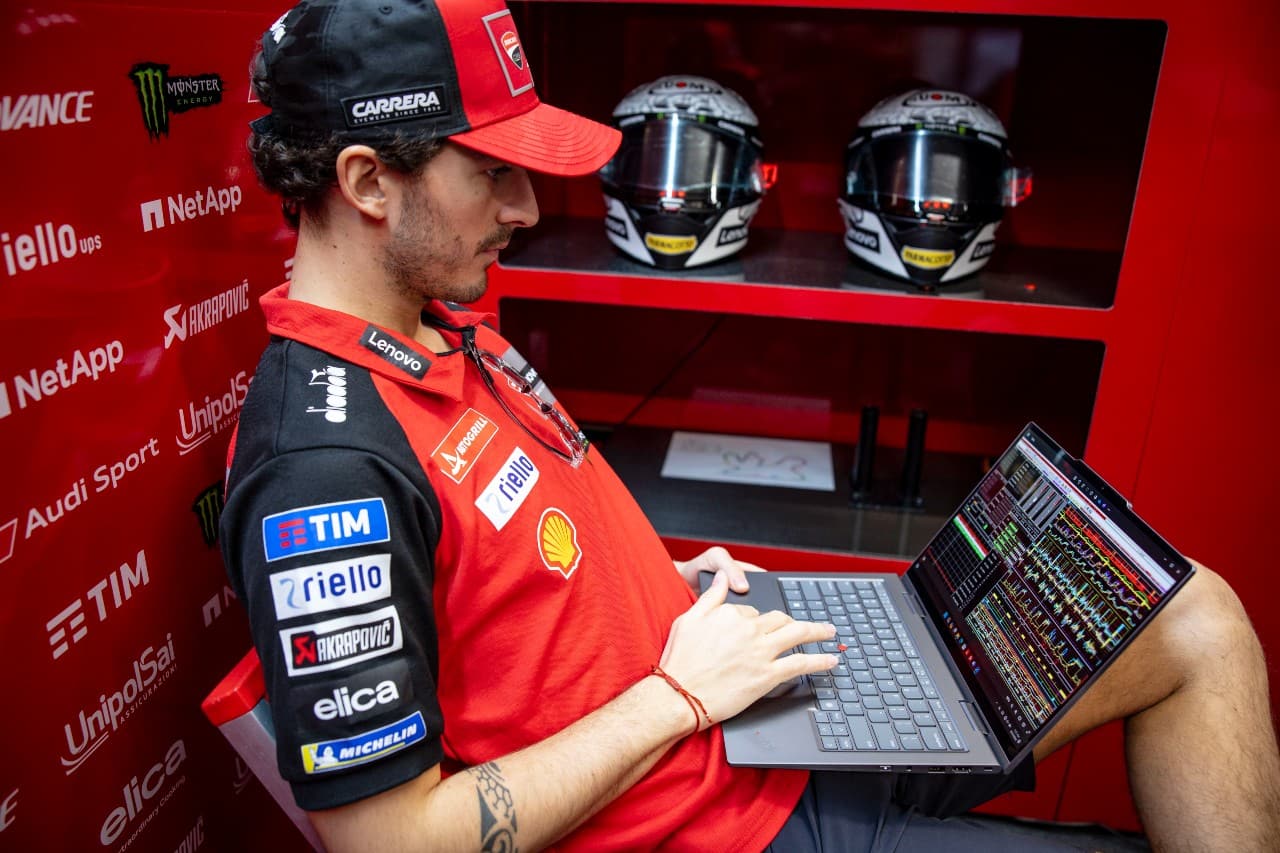 Pecco Bagnaia, Pilota Ducati, due volte Campione del Mondo MotoGp