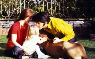 Priscilla Presley, Lisa Marie Presley & Elvis Presley (Photo by Magma Agency/WireImage)