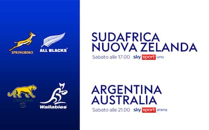 Rugby Championship, 4^ giornata su Sky