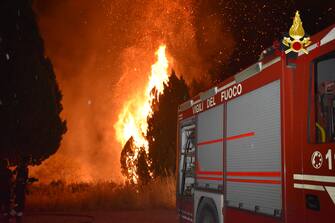 Incendi Petralia Soprana Sicilia