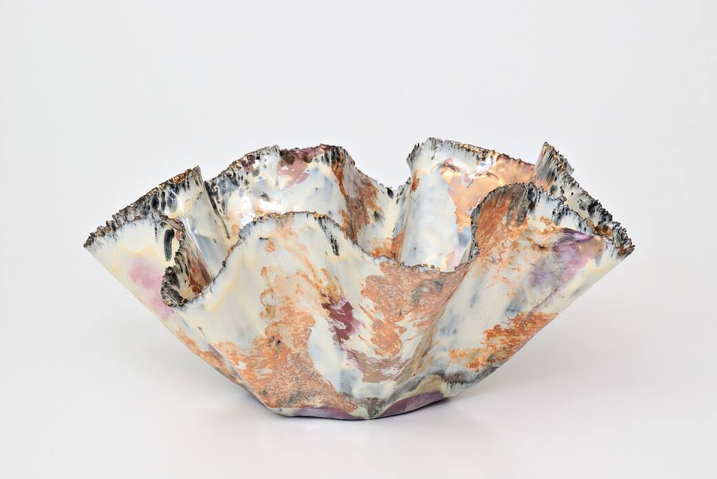 Fausto Melotti, Ciotola a cartoccio, 1950 ca.