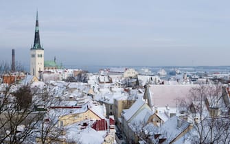 Tallinn Old Town in Winter. (Photo by: Focus/Toomas Tuul/Universal Images Group via Getty Images)