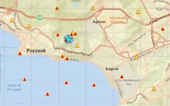 Scossa di terremoto nella zona dei Campi Flegrei