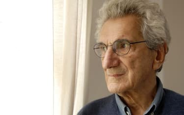 PARIS, FRANCE - JUNE 21. Italian philosopher Toni Negri poses during portrait session held on June 21, 2011 in Paris, France. (Photo by Ulf ANDERSEN/Gamma-Rapho via Getty Images)