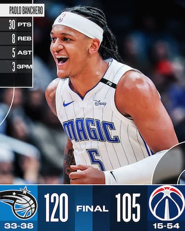 WASHINGTON WIZARDS-ORLANDO MAGIC 105-120
