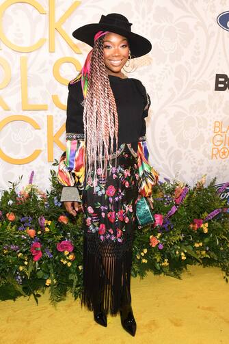 August 26, 2019, Newark, New Jersey, U.S: R&B singer and actress BRANDY on the yellow carpet at the Black Girls Rock awards show at the NJPAC in New Jersey (Credit Image: © Ricky Fitchett/ZUMA Wire)