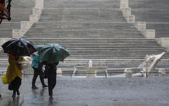 Heavy rains in Rome, 8 December 2020. ANSA/MASSIMO PERCOSSI