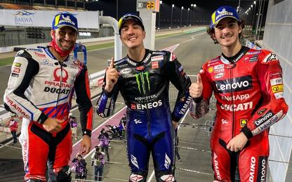 Losail, vittoria di Vinales. 2° Zarco, 3° Bagnaia