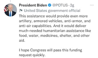 I nuovi aiuti militari Usa all’Ucraina comprenderanno “più artiglieria, veicoli blindati, mezzi anticarro e antiaerei”