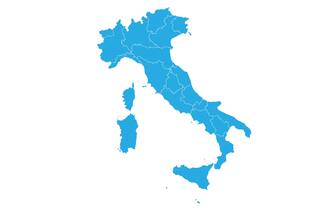 Map of italy. High detailed vector map - italy.