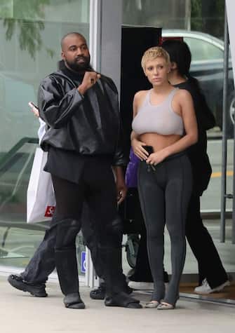 LOS ANGELES, CA - MAY 13: Kanye West and Bianca Censori are seen on May 13, 2023 in Los Angeles, California. (Photo by MEGA/GC Images)