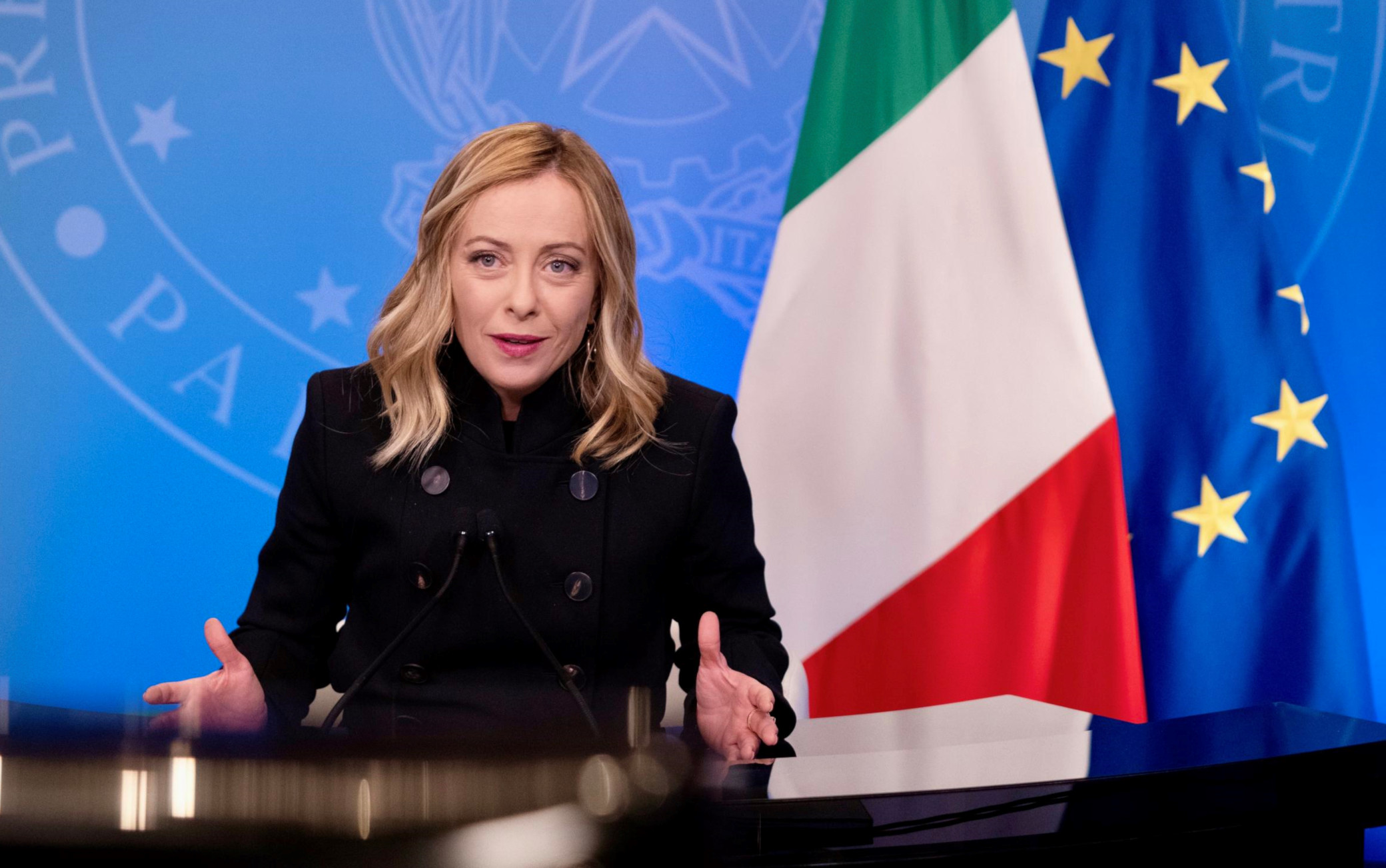 La presidente del Consiglio Giorgia Meloni