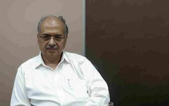 Dilip Shanghvi, chairman and founder of Sun Pharmaceutical Industries Ltd., listens during an interview in Mumbai, India, on Thursday, May 2, 2019. Sun Pharma is scouting for a partner in China to help it win a larger piece of the world's second-largest drug market, where the government is on a mission to drive down healthcare costs. Photographer: Kanishka Sonthalia/Bloomberg