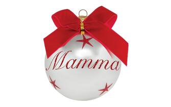 Palla con la scritta “Mamma”
