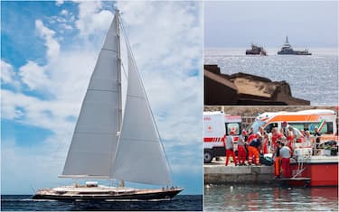 lo yacht affondato a largo di Palermo