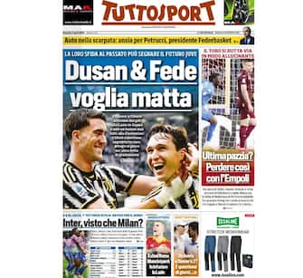 LA PRIMA PAGINA DI TUTTOSPORT