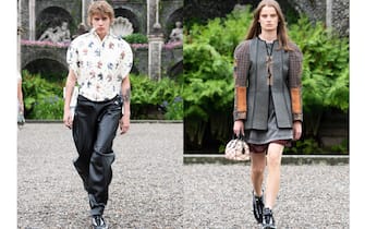 sfilata di Louis Vuitton isola bella lago maggiore