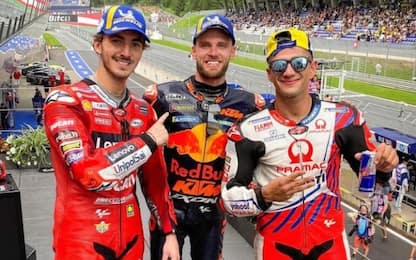 Austria, Binder vince sotto il diluvio. 2° Bagnaia