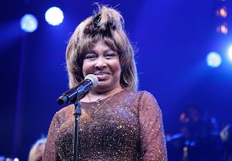 (FILES) Tina Turner speaks during the "Tina - The Tina Turner Musical" opening night at Lunt-Fontanne Theatre on November 07, 2019, in New York City. Rock legend Tina Turner, the growling songstress who electrified audiences from the 1960s and went on to release hit records across five decades, has died at the age of 83, a statement announced on May 24, 2023. "It is with great sadness that we announce the passing of Tina Turner," read the statement on the official Instagram page of the eight-time Grammy winner. (Photo by John Lamparski / GETTY IMAGES NORTH AMERICA / AFP)