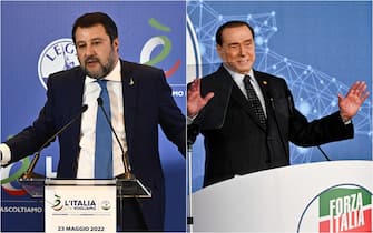 salvini e berlusconi