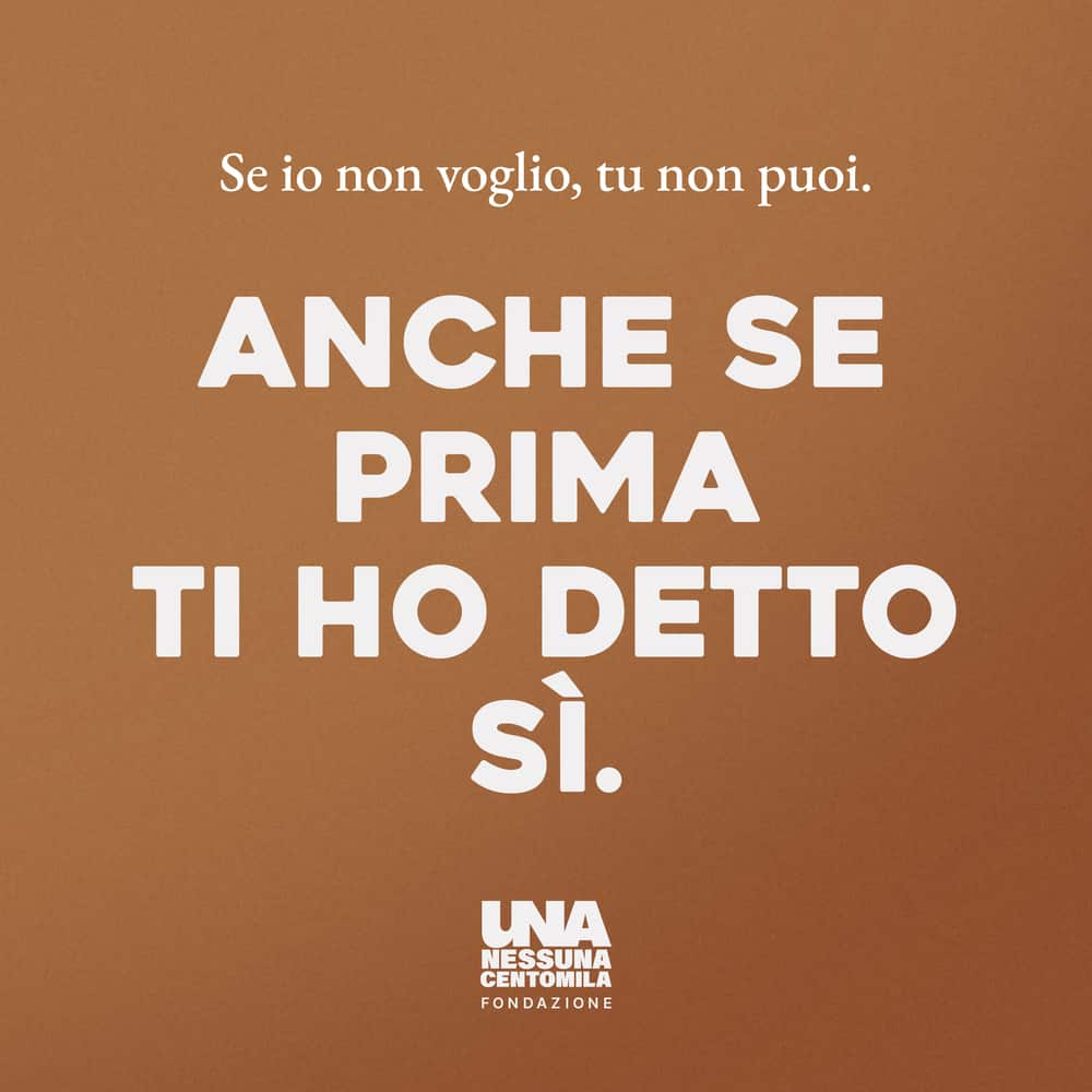 Giornata contro violenza sulle donne, la campagna della Fondazione Una Nessuna Centomila