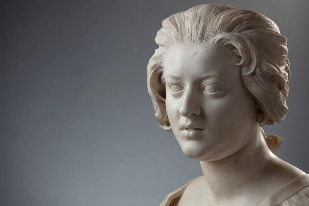 Gian Lorenzo Bernini, Ritratto di Costanza Bonarelli, 1637-1638 ca., marmo, h 74.5 cm,Firenze, Museo Nazionale del Bargello. Su concessione del Ministero della Cultura–Galleria dell’Accademia di Firenze e Musei del Bargello. Riproduzione vietata