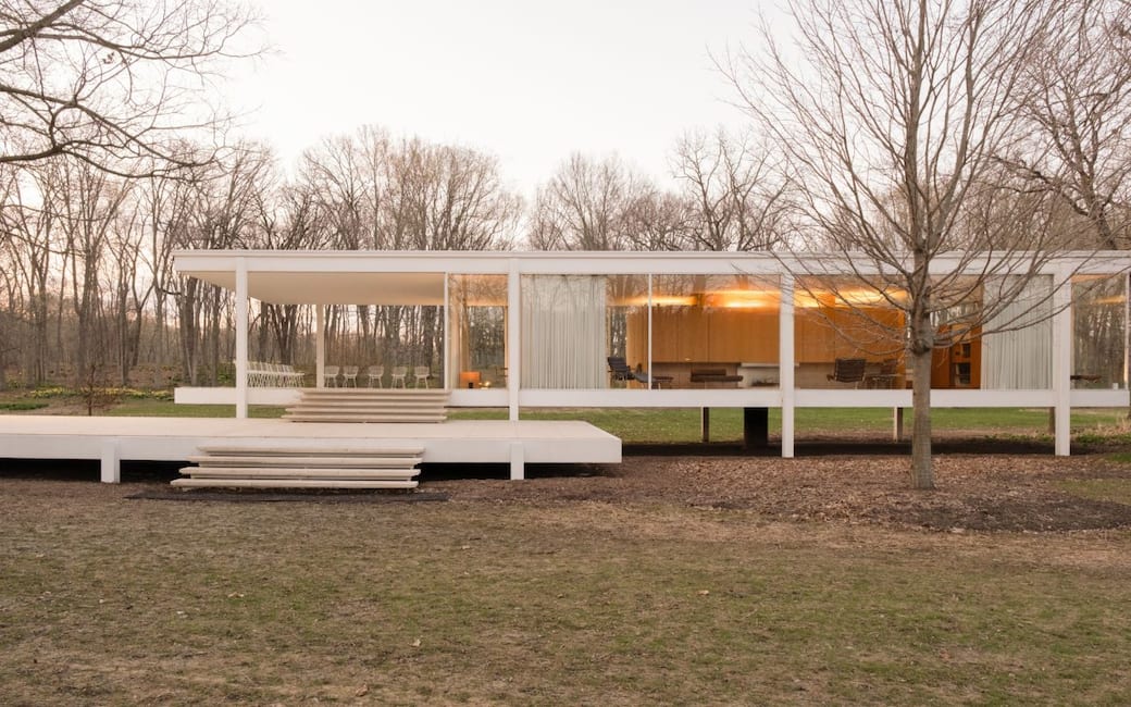 Edith Farnsworth House - photo credit Open Space Series