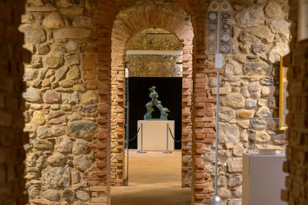 Vista dell’allestimento della mostra Mondo Futurista. Foto ©Marilena Mura